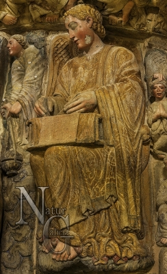 Pórtico da Gloria da catedral de Santiago de Compostela.