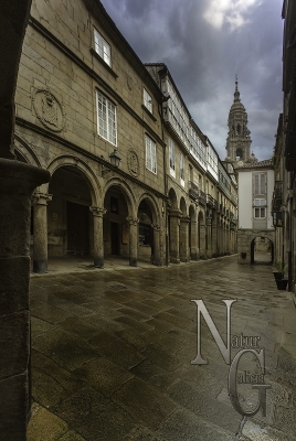 Compostela. Rúa do Vilar